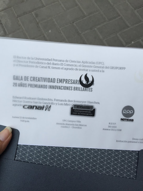 ¡Sólo teníamos 4 invitaciones a la gala, de nervios!